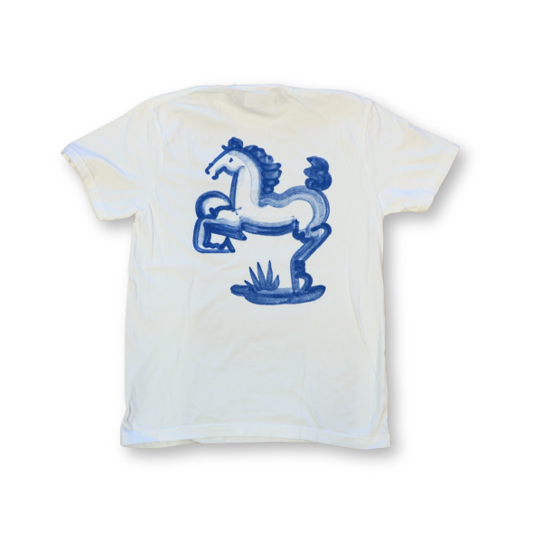 Hadley Short Sleeve Tee Shirt - Blue Horse Sale - Image 2