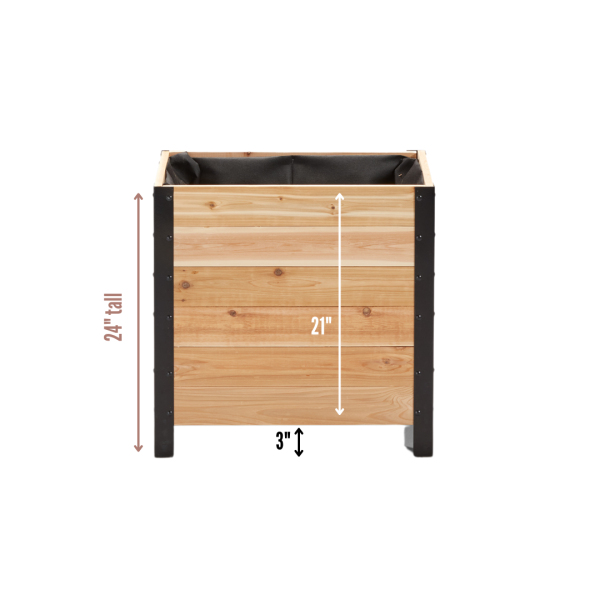 18  x 24  Planter Box - 24  Tall Cheap - Image 2
