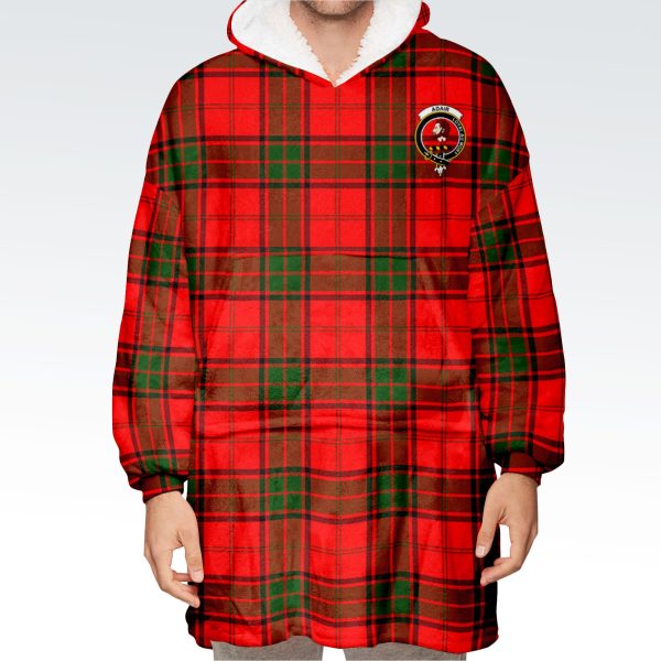 Adair Modern Tartan Hoodie Blanket Sale - Image 2