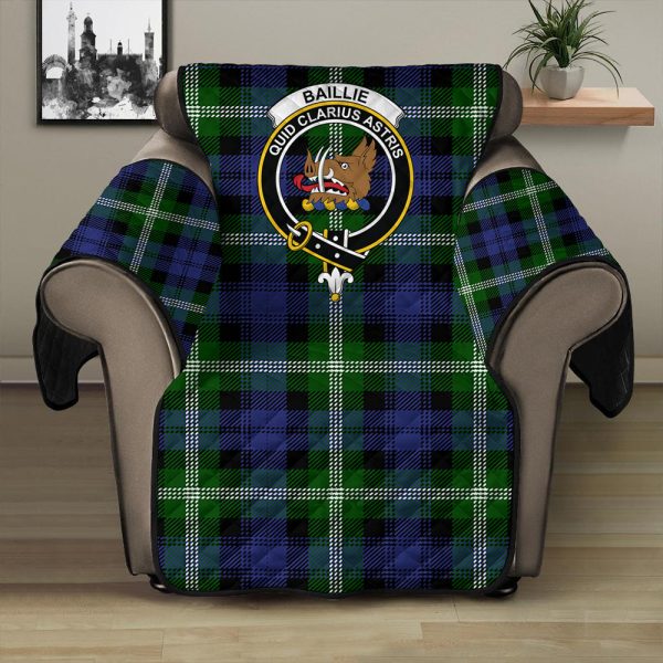 Baillie Modern Tartan Crest Sofa Protector For Discount