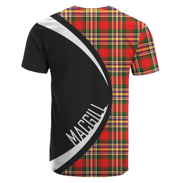 MacGill Modern Tartan Crest T-shirt - Circle Style Online - Image 2