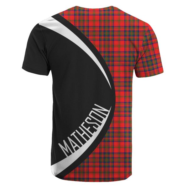 Matheson Modern Tartan Crest T-shirt - Circle Style For Cheap - Image 2