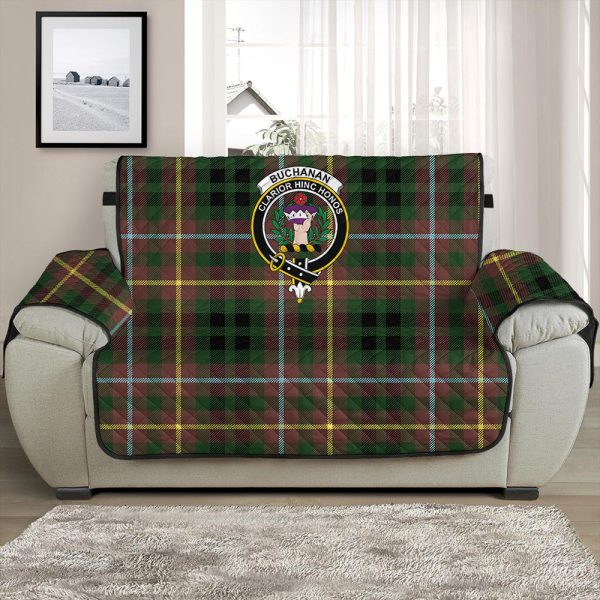 Buchanan Hunting Tartan Crest Sofa Protector Online Hot Sale - Image 2