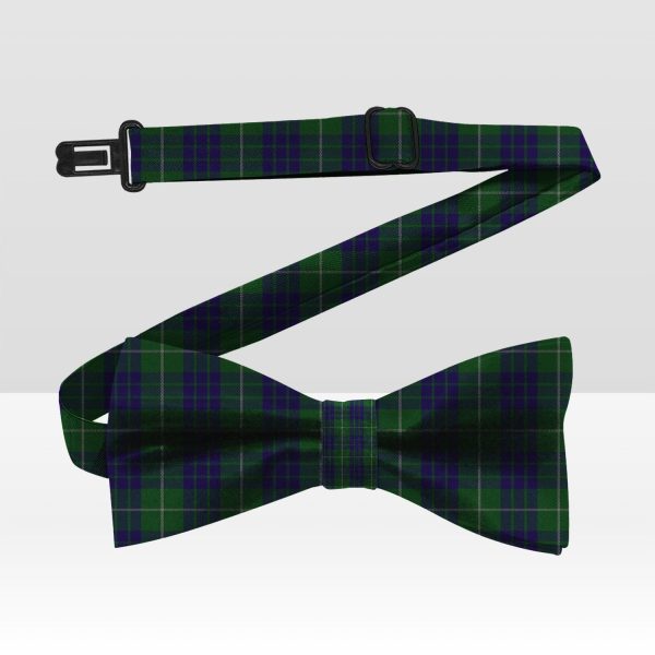 Hamilton Green Hunting Tartan Bow Tie Cheap