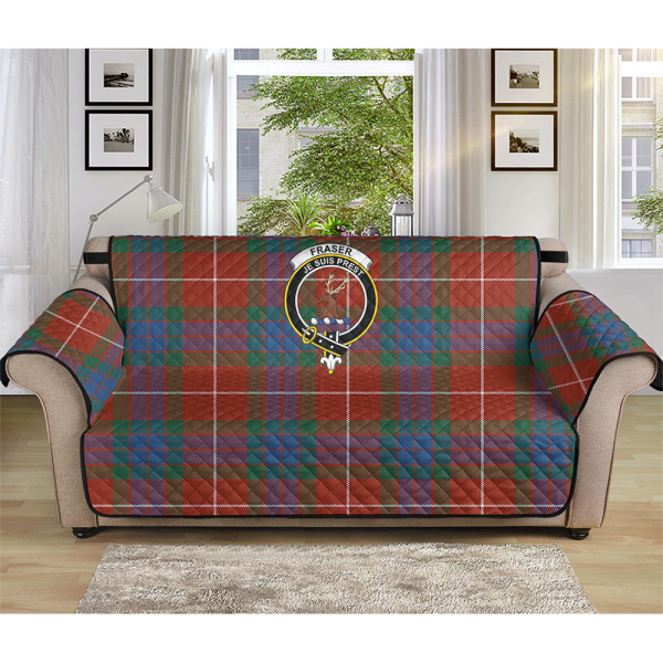 Fraser Ancient Tartan Crest Sofa Protector For Cheap - Image 3